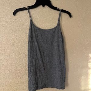 Gray cami tank top